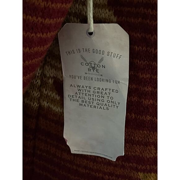 COTTON RYE‎ OUTFITTERS OPEN FRONT SOUTHWESTERN AZTEC CARDIGAN CONCHO ACCENTS NWT - Picture 9 of 14